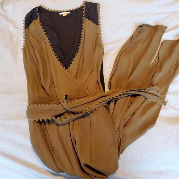 Moss Green Leifsdottir Sani Lace Jumpsuit - Picture 7 of 11